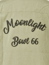 【3色展開】Backers 刺繍 半袖 オープンカラーシャツ 「Moonlight Bowl 66」