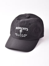刺繍 キャップ「MOMENTS」