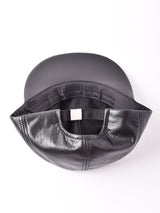 ロゴ入り レザーキャップ「Let’s get」