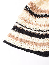 【2色展開】マルチボーダー クロシェハット