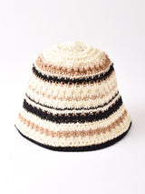 【2色展開】マルチボーダー クロシェハット