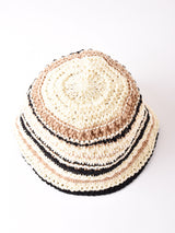 【2色展開】マルチボーダー クロシェハット