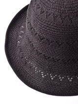 【3色展開】透かし編み つば広ハット