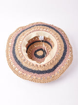 ボーダー柄 ケープライン ペーパーハット