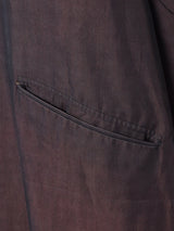 チェック柄 ステンカラーコート