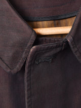 チェック柄 ステンカラーコート