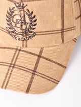 【2色展開】刺繍入り コーデュロイ キャップ 「CLASSIC ACADEMY」