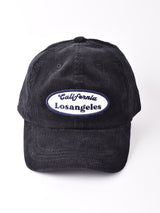 【3色展開】刺繍入り コーデュロイ キャップ 「Losangeles」