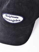 【3色展開】刺繍入り コーデュロイ キャップ 「Losangeles」