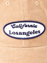 【3色展開】刺繍入り コーデュロイ キャップ 「Losangeles」