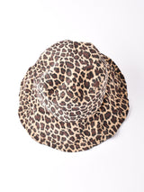 レオパード柄 コーデュロイ バケットハット