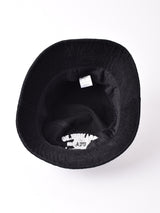 【3色展開】刺繍入り コーデュロイ バケットハット 「HOLLY WOOD L.A」