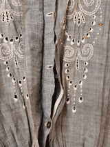 フランス製 20's〜40's フランス製 アンティーク ハンドメイド ブラウス