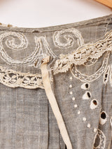 フランス製 20's〜40's フランス製 アンティーク ハンドメイド ブラウス