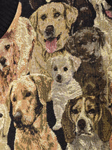 犬柄 タペストリー ベスト