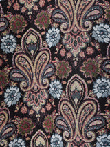 【2色展開】 総柄 タペストリー リブトップス