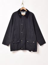コーデュロイ襟 オイルドジャケット