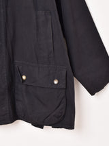 コーデュロイ襟 オイルドジャケット