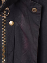 コーデュロイ襟 オイルドジャケット