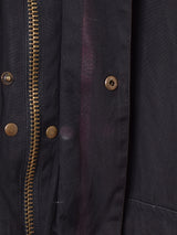 コーデュロイ襟 オイルドジャケット