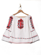 ベルスリーブ 刺繍チュニック