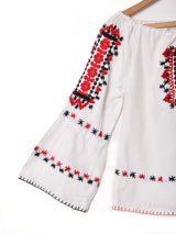 ベルスリーブ 刺繍チュニック