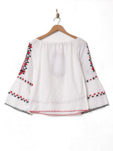 ベルスリーブ 刺繍チュニック