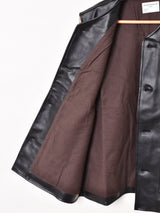 【2色展開】Backers フェイクレザー ジャーキンベスト