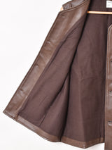 【2色展開】Backers フェイクレザー ジャーキンベスト