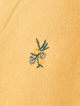 【3色展開】Elcamino 花刺繍 コーデュロイ キャミソールワンピース