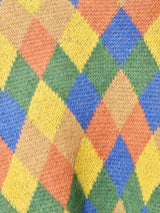 【2色展開】Meridian ダイヤ柄 クロップド ハイネックセーター