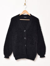 【2色展開】Meridian シャギーカーディガン