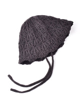 【3色展開】ヒモ付き ニットハット