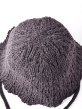 【3色展開】ヒモ付き ニットハット