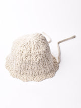 【3色展開】ヒモ付き ニットハット