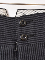 〜40's "SIGRAND & CIE" Stripe Morning Slacks