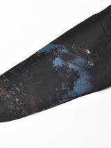 アメリカ製 ヘンリーネック アニマルプリント スウェットシャツ