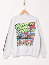 アメリカ製 レーシングプリント スウェットシャツ