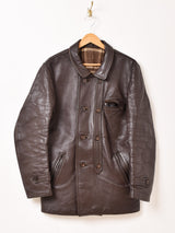 60's ~70's GVF IMPERCUIR GRAULHET レザーコート