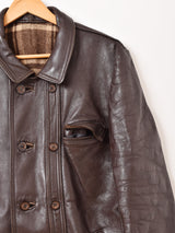 60's ~70's GVF IMPERCUIR GRAULHET レザーコート