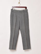 チェック柄 ウールパンツ W33