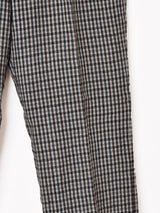 チェック柄 ウールパンツ W33