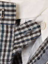 チェック柄 ウールパンツ W33