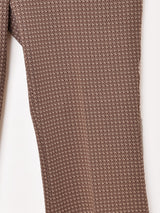 CAMPUS センタープレス入り フレアパンツW32