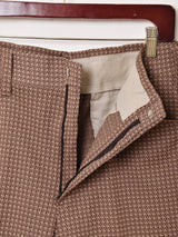 CAMPUS センタープレス入り フレアパンツW32