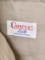 CAMPUS センタープレス入り フレアパンツW32