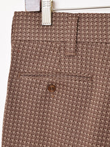 CAMPUS センタープレス入り フレアパンツW32