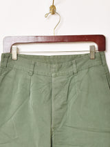 70's ドイツ軍 後染め トラウザーズ パンツ W28