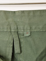 70's ドイツ軍 後染め トラウザーズ パンツ W28