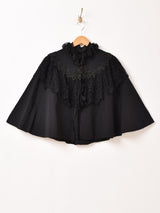 20's〜40's ハンドメイド レース ビーズ刺繍 ケープ